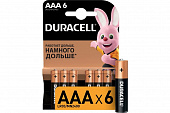 Элемент питания Duracell размера AAA 6штук 14858