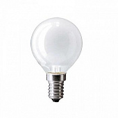 Р45 60W E14 FR PILA (миньон) шарик матовый