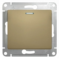 Механизм выключателя 1-клавиша с подсветкой титан SchE GSL000413