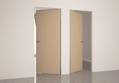 Межкомнатная дверь ProfilDoors  0-Z кромка с 4-х сторон матовая Комплект REVERS INVISIBLE L 
