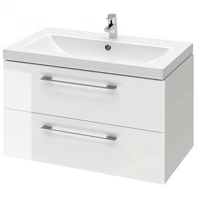 Тумба подвесная CERSANIT LARA 70 белая без умывальника 