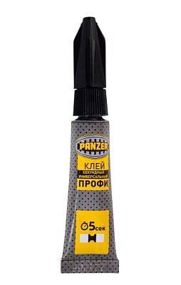 Клей секундный "ПРОФИ" универсальный 3г Panzer 246390