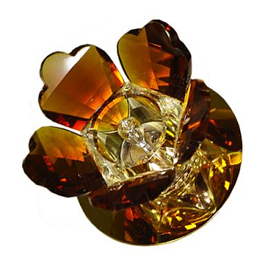 Светильник точечный Elvan C 4008 BR желтый золото