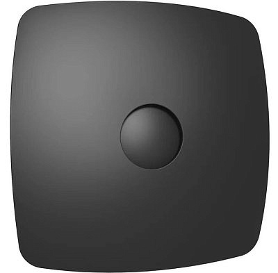Вентилятор осевой вытяжной с обратным клапаном RIO 4C matt black D100 