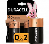 Элемент питания Duracell D LR20 BL2 14055