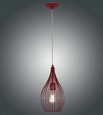 Светильник подвесной ЭЛЕТЕХ Сохо 211 красный 01-60-171 