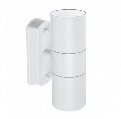 Светильник садово-парковый  Feron DH0704 белый (на стену)  2*GU10,, 230V