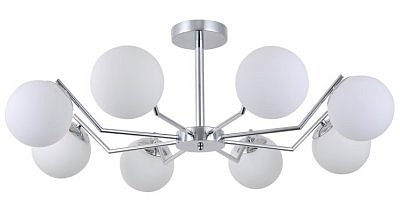 Люстра Lindeza 74534-8 Chrome, 8xE27/60W (78*78*28)