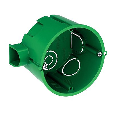 Коробка установ. СП  68*46мм кругл зеленая блочная 8вводов IP30 SchE IMT351001