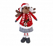 Сувенир-фигура интерьерная в виде оленя, 20x12x52см, полиэстер, арт.74 СНОУ БУМ 140-074