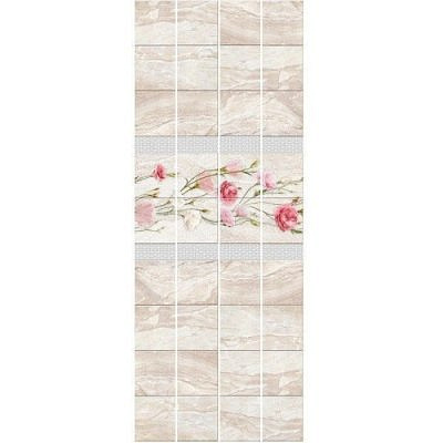Панель ПВХ Эста с глиттером серебро (2,7х0,25м) (4шт)