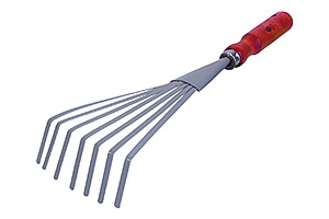 Грабли веерные плоский зуб,углерод сталь  370мм