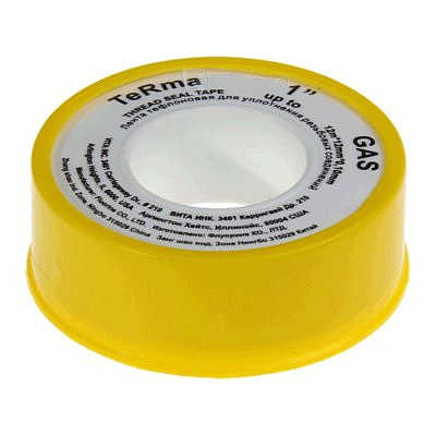 Лента Фум для газа TERMA GAS 12м*12мм*0,1