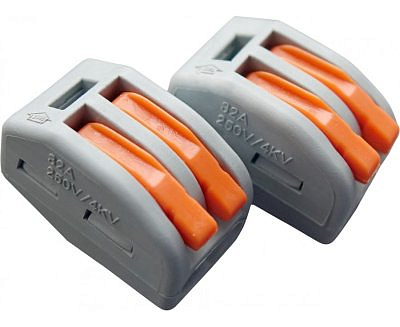 CМK-412 упак.16шт/упак (0,08*2,5мм2) 2-ая клемная колодка с рычагом 