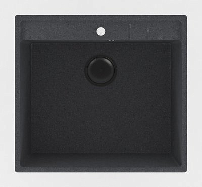 Мойка для кухни GranAlliance G-21 560х500мм цвет черный /GranAlliance/