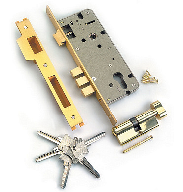 Замок врезной ARCHIE HARDWARE COMPANY L01-45-70 B латунь ключ-ключ