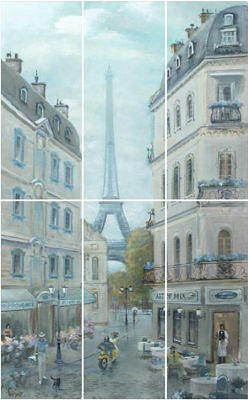 Кантри Шик Париж Панно  VB\A14\6x\7071 60х100х8