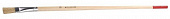 Кисть плоская тонкая STAYER"UNIVERSAL-STANDARD"натуральная щетина деревянная ручка №18*20мм 0124-18