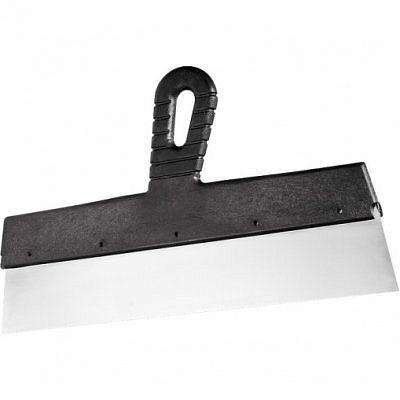 Шпатель фасадный нержавеющая сталь, пластиковая ручка 450мм СИБРТЕХ 85450