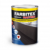  Мастика Битумная гидроизоляционная для фундамента 4кг FARBITEX