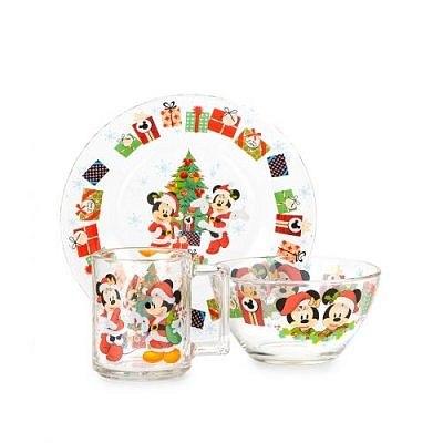 Набор для завтрака Luminarc 18C2055 Микки Новый Год 3 предмета