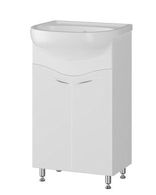 Тумба Ирлен Бриз 55 белая без раковины