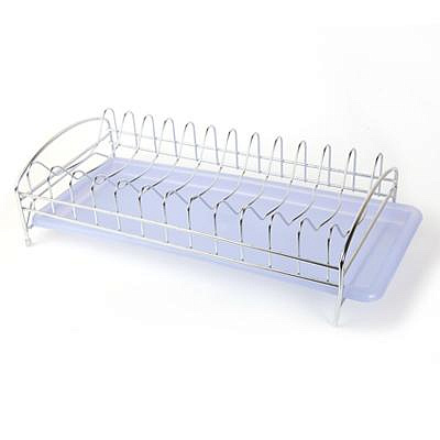 Сушилка для посуды Plastic Centre металл  пластик 39х19х9см  3 цвета  АЕ-368 485-021