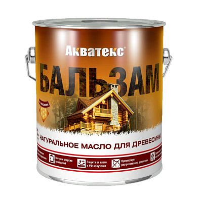 Масло для древесины Акватекс бальзам Дуб 2,2л