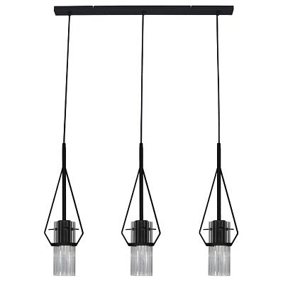 Светильник подвесной Вираж 231 черный плафон 0016 НСБ  01-3х60-175 Е27 ИМ