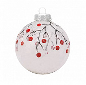 Шар "Зимняя рябина", 85 мм., в подарочной упаковке КУ-85-204104