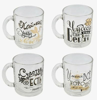 Кружка чайная Пожелания 320мл  04C1208-WISH