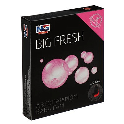 Ароматизатор под сиденье гелевый NEW GALAXY Big Fresh, бабл гам, 300 гр 794-630