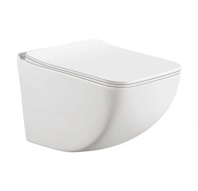 Унитаз подвесной SOLE Duo безободковый, сиденье дюропласт,ультратонкое,микролифт,быстросъемное