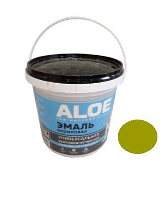Эмаль ALOE Акриловая универсальная 2,4кг оливковая