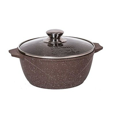 Кастрюля 3л Гранит brown Мечта 43806