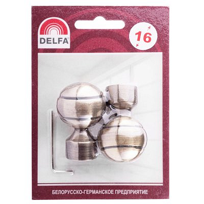 Комплект из 2-х наконечников КАРО СН-16-234-24 Золото антик