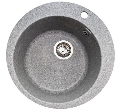 Мойка для кухни GranAlliance G-11 490мм цвет темно-серый