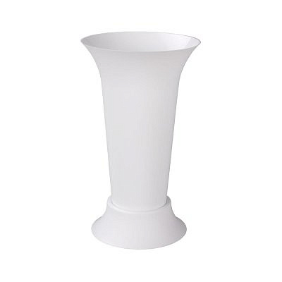 Ваза для цветов под срезку D 185мм, высота 310мм белый