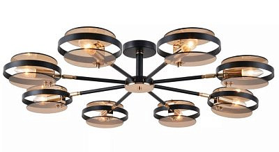 Люстра  74525-8 Black, Elocuente 8xE14/40W (91*91*18)