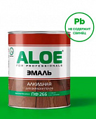 Эмаль ALOE ПФ-266 Красно-коричневая 20кг