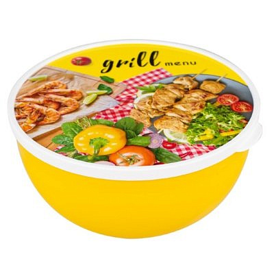 Миска GRILL MENU 2л с крышкой 59696