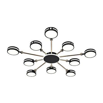 Потолочный светильник 10206/10 LED*130W Black/Gold