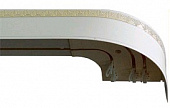 Карниз DDA  Белый 1,60 м 50 мм 3-х. рядные с поворотом