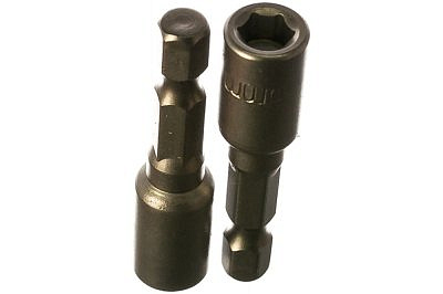 Биты с торцевыми головками 6 мм-45 мм 2 штуки MATRIX 11566