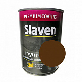 Грунт-эмаль по ржавчине Slaven  3в1 коричневый 1,1кг