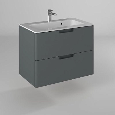 Тумба Прато т18-80 Грей с умывальником Прато 80