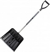 Лопата снеговая 660*330мм,съемный алюминиевый черенок BERCHOUSE
