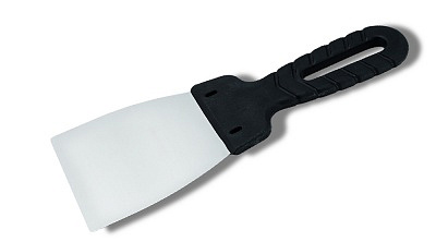 Шпатель малярный нержавеющая сталь пластиковая ручка 40мм 004305040