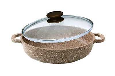 Жаровня Гардарика Алтай 26см антипр. покр. и стекл.крышка