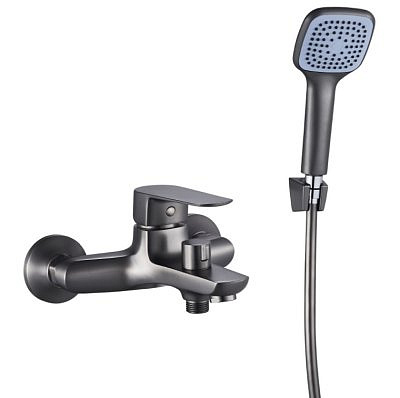Смеситель для ванны MELODIA Samba  картридж 35мм короткий излив оруж.сталь MDV30840gn